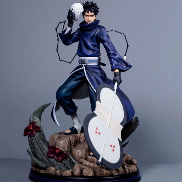 

huiya01 anime statue bust uchiha obito tobi full-length portrait akatsuki gk pvc action figures collection model toys q0722