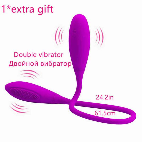 NXY Yumurta Mermileri 7 Hızlı Çift Vibratörler Şarj Edilebilir Anal Vibratör Vajina Masaj Top Klitoris Uyarıcı Erotik Dildo Seks Oyuncakları Kadınlar için Anus 220509