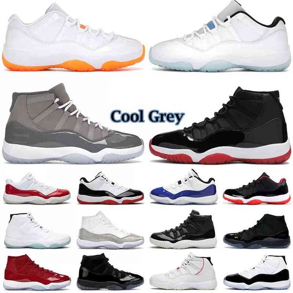 

jordam jumpman basketball shoes men women 11s 11 cool grey jubilee 25th anniversary bred concord win like 96 cap and gown mens trainers outd, Black