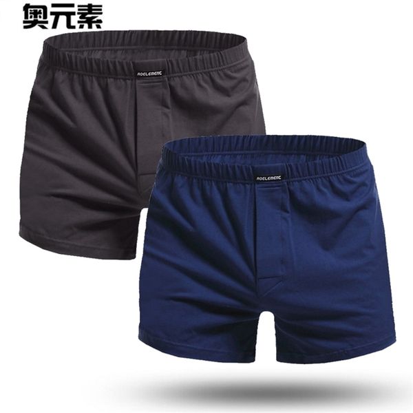 Marke Sexy Herren Unterwäsche 2 Teile/los Boxer Shorts Männlichen Badehose Plus Größe Mann Baumwolle Hosen Hohe Qualität Hause Nachtwäsche unterhosen 220423