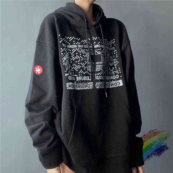 

high-quality cavempt ce 20aw consumption heavy hoody women men hoodie cav empt sweater t220721, Black