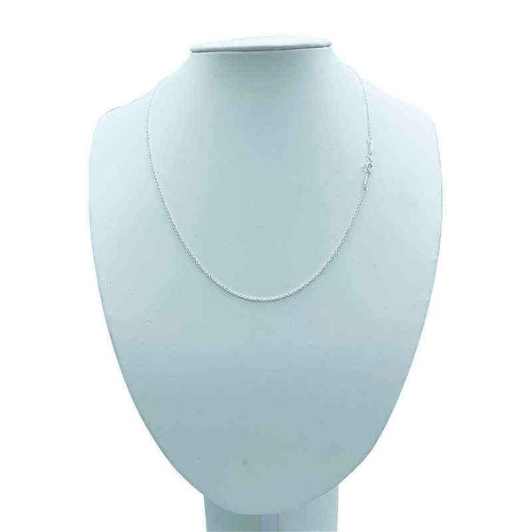 

original true sterling silver classic smile tif necklace to go with valentine's day girlfriend g220609