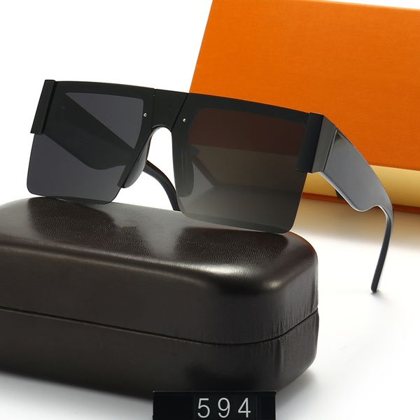 

luxury sunglasses polaroid lens designer womens mens goggle senior eyewear for women eyeglasses frame vintage metal sun glasses with box, White;black