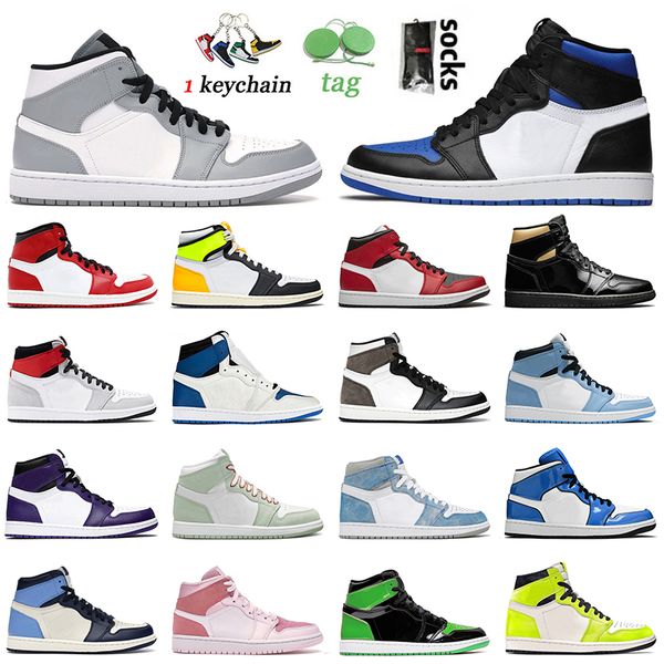 

jumpman 1s basketball shoes mid light smoke grey royal toe chicago fragment dark mocha university blue court purple hyper royal mens women s