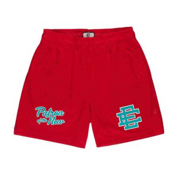 

fashion luxury brand eric emanuel shorts ee casual mesh short designers new york city skyline gym running fitness beach jogging loose basket, White;black