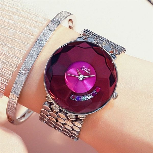 

fashion women 's steel band luxury watches women dress bracelet watch fashion 2019 analog quartz diamond wrist watch clock t200420, Slivery;brown