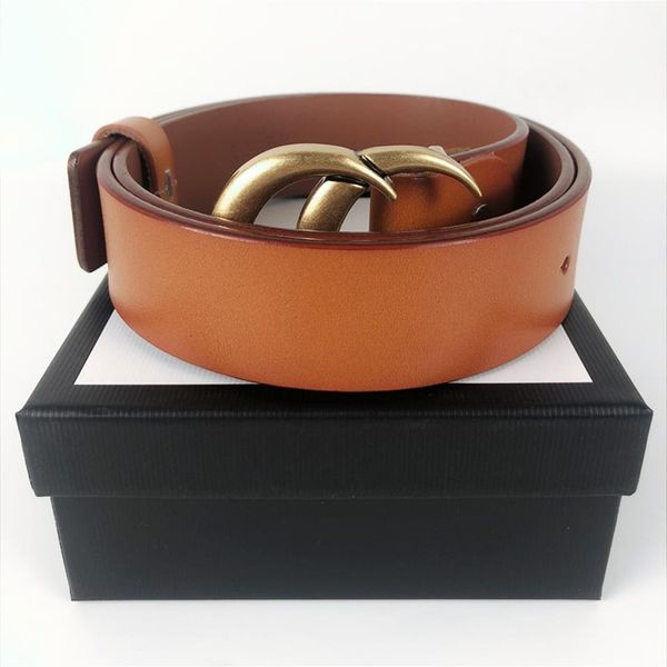 

men designer belts women man classic casual leather black brown belt cinturones de dise o width 3 8cm with box237d
