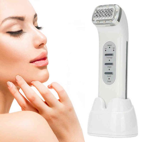 

rf radio frequency facial lifting machine wrinkle removal face lift skin tightening spa infrared led light beauty care massager 220528