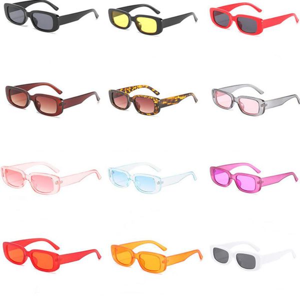 

retro trendy square sunglasses cycling glasses women leopard fashion sunglasses anti-uv travel fishing hiking eyewear 13 colors, White;black