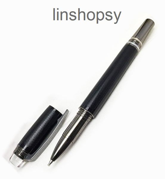 

giftpen signature pen black-metal flat crystal gift luxury roller ballpoint pens gold black rose-gold clip write good gifts, Blue;orange