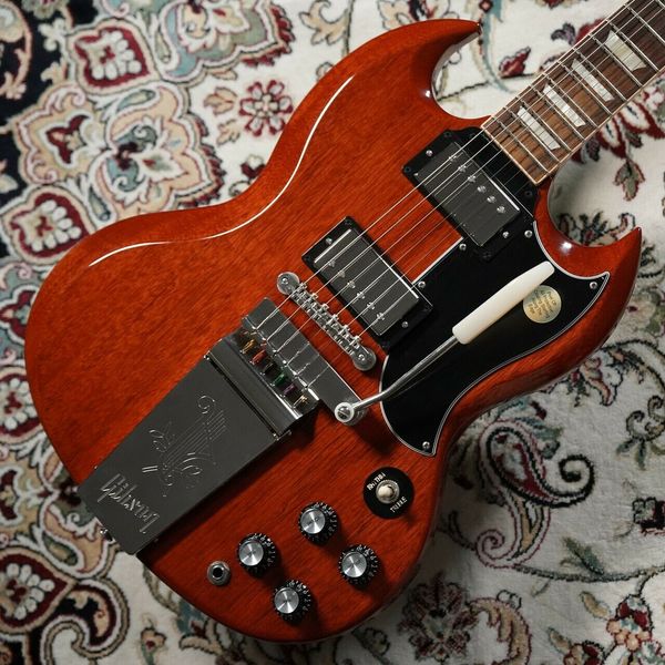 

sg standard '61 maestro vibrola vintage cherry electric guitar