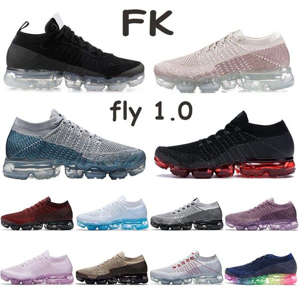 

2022 shoes fly 1 .0 running shoes midnight navy bred oreo pure platinum university red triple black white sprite ice flash s kf