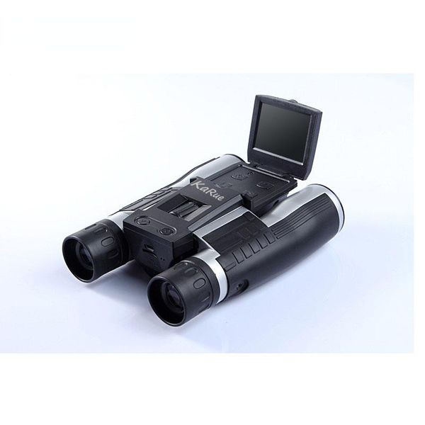 Câmeras digitais Profissional 12x32 HD Telescópio Binocular DigitalCamera 5MP Sensor CMOS 2.0 '' TFT Display 1080p Câmera Dhldigital