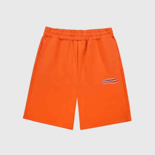 

designer luxury version paris 2022 new classic capris embroidered coke shorts for men and women, Black