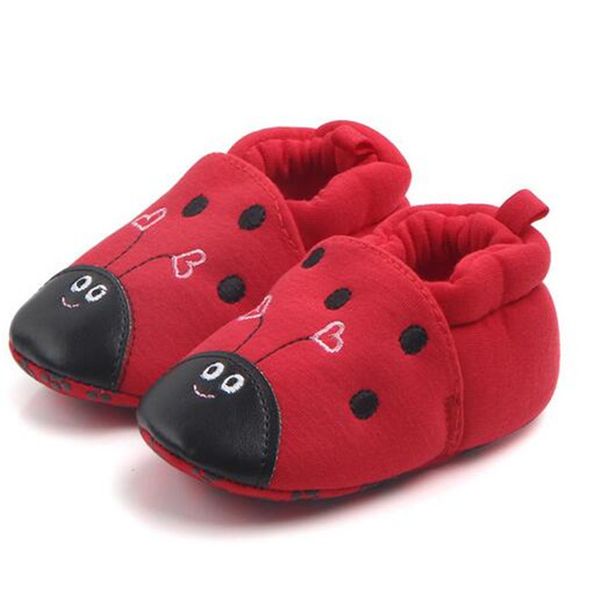 

cute newborn baby first walkers girls boys soft sole crib shoes infant toddler sneaker anti-slip cotton shoes winter kids boots