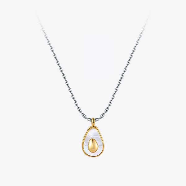 ENFASHION Avocado Kette Halskette Für Frauen Nette Obst Halsketten Edelstahl Mode Schmuck Party Collier Femme P213237 220511