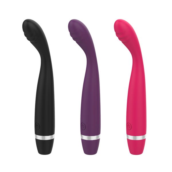 Vibrador de ponto de silicone suave para mulheres 10 modos de vibração fortes recarregáveis ​​para iniciantes de brinquedos sexy de brinquedos sexy