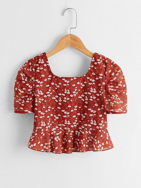 

little girl's little broken flower doll shirt she, White;black