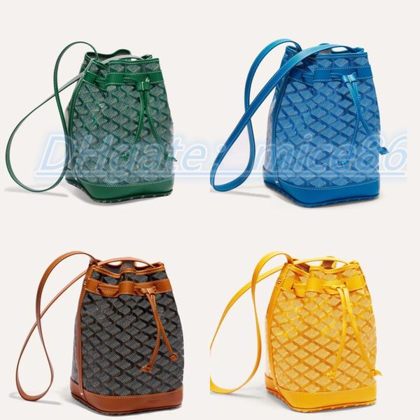

luxury designer handbag purse drawstring bags tote women's bucket pochette leather bags high capacity crossbody shoulder bag mens walle