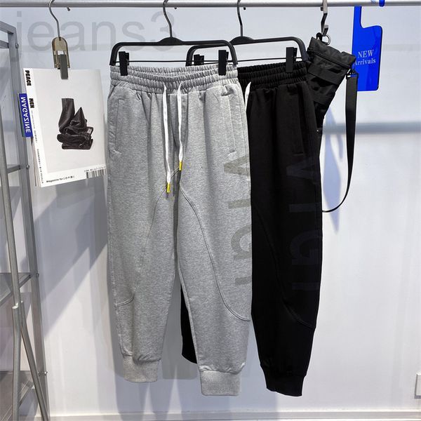 

men's tracksuits designer spring and autumn new men's bodyguard pants fashion korean version black gray legged sportswear printed