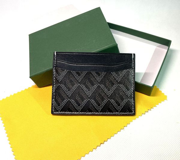 

purse card holders women men bag clutch goya highest quality real leather wallet coin purse pocket inside slot 10.4cm*7.2cm a3, White