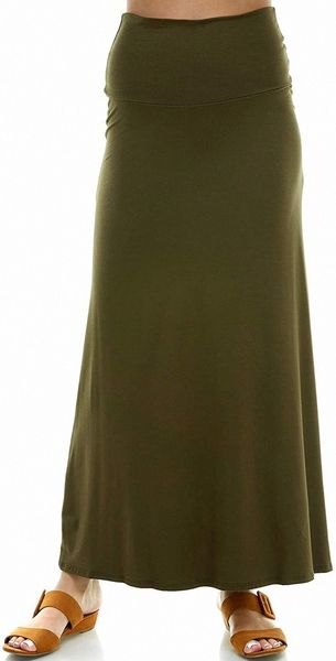

women's banded maxi skirt v0uf#, Black