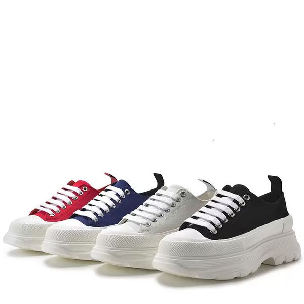 

alexander low sneakers deck tread slick casual canvas shoes fabric leather lace-up rubber soles platform trainers mc womens men ladies walki