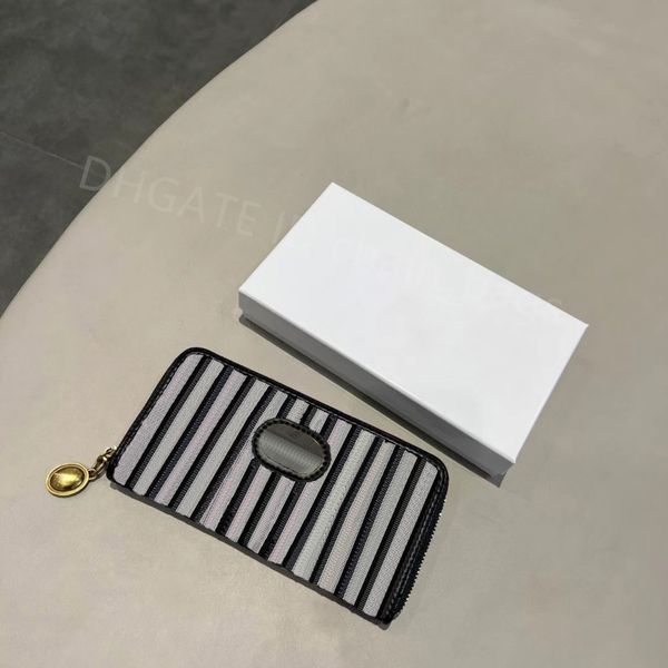 

2022 new evening bag classic luxury designer women fashion long wallets handbag letters hardware leather zipper coin purse mini clutch bags