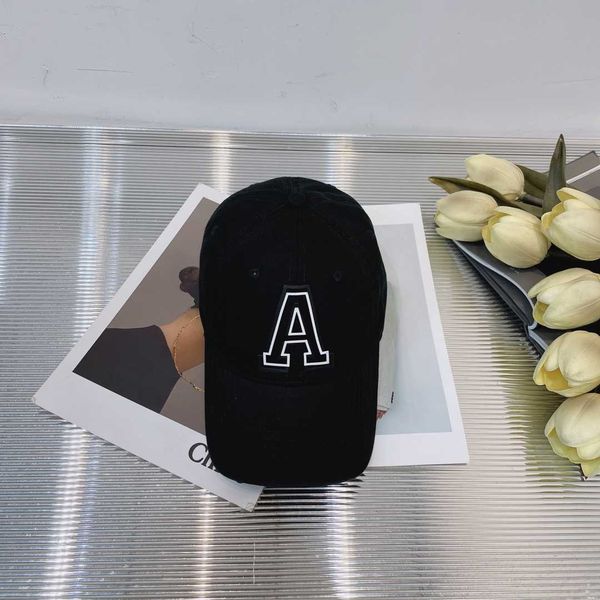 

2022 designer alexanderbaseball cap men women a embroidery pinkycolor fashion summer letter hat high quality, Black;white
