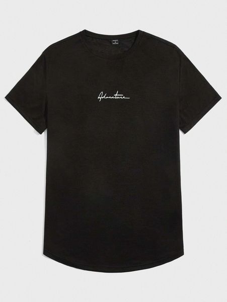 

men letter graphic tee y9l3#, White;black