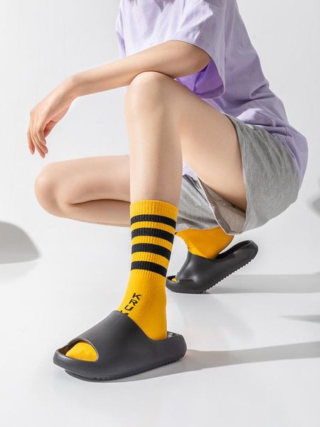 

slippers summer cool indoor and outdoor solid color sandals eva home women's thick soled men's non slip slippersslippers, Black