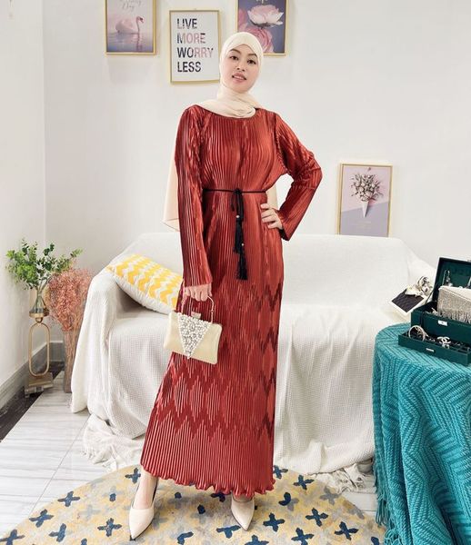 

ramadan eid mubarak muslim fashion pleated dresses for women hijab long dress abaya dubai turkey islam vestidos robe longue femme, Black;gray