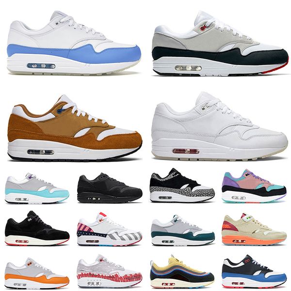 

1 anniversary 1s men running shoes university red noise aqua curry baroque brown mens trainer sneakers size 36-45