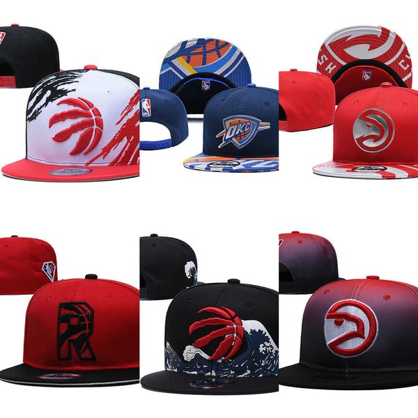 

snapbacks atlanta''hawks''caps oklahoma''city thunder''hat toronto''raptors''bas, Black;white
