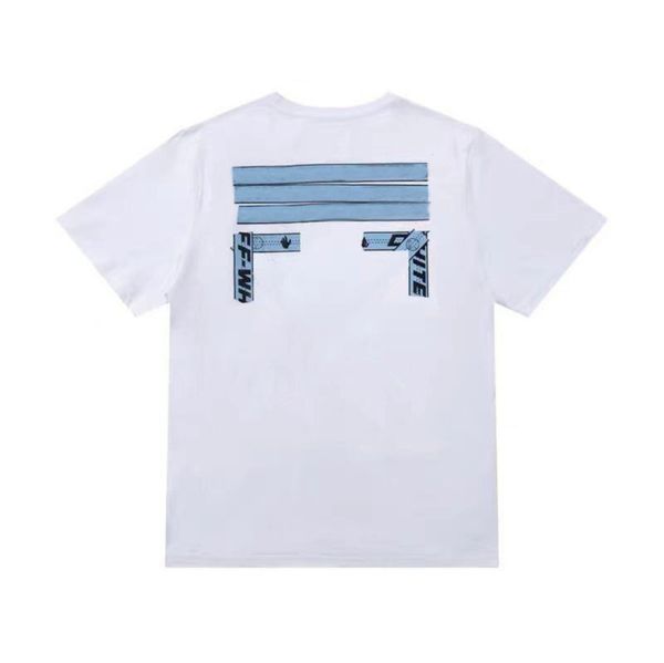 

summer mens loose t shirts fashion tees designers offs brands man women casual t-shirt luxury clothing street shorts sleeve letter arrow bl, White;black