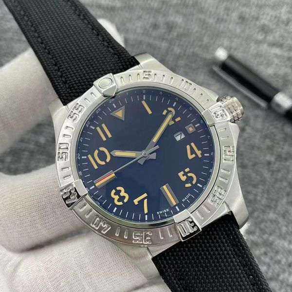 

designer blue men's watch elegant 44mm automatic mechanical 904l full stainless steel classic luxury watch, Slivery;brown