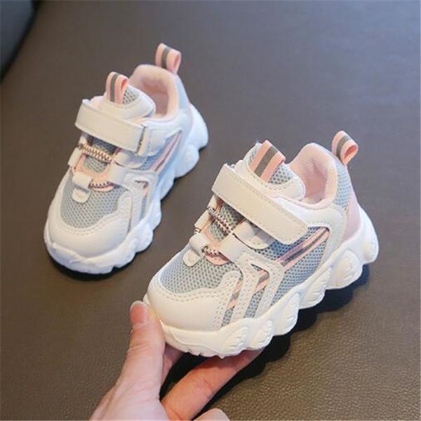 

Spring Autumn Toddler Infants First Walkers Child Boys Girls Sports Shoes Soft Sole Baby Prewalkers Antislip Kids Casual Sneakers, White