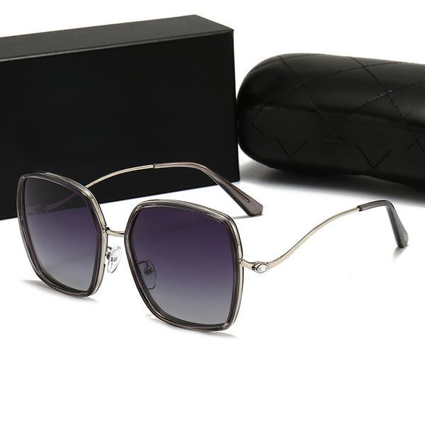 

2022 international trend designer new ladies polarized sunglasses fashion oval face driving holiday sunglasses millionaire, White;black