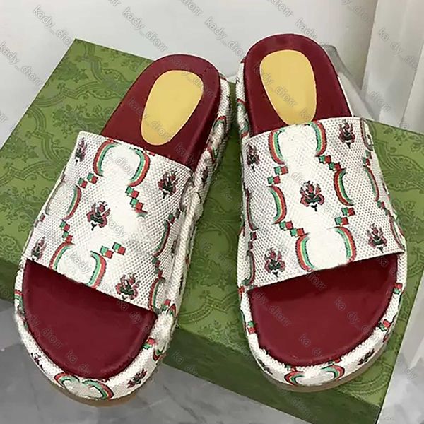 

platform designer slippers women interlocking g slide sandal foam rubber sandals with box g sandals 226, Black