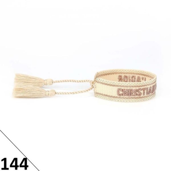 

fashion designers adjustable bracelet luxury woven friendship rope bangle brand d women vintage braided men embroidery tassel bracelets jewe, Golden;silver