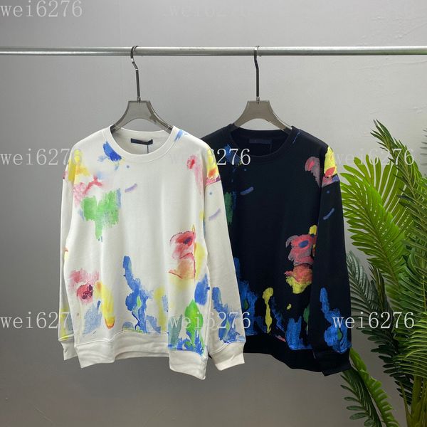 

men's and women's t-shirt splicing printing short sleeve early spring double strand fine cotton fabric digital printing process w1, Black;brown