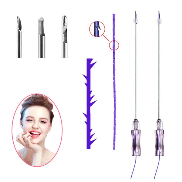 

beauty items cog 4d pdo lifting face thread with blunt w 18g 19g 21g