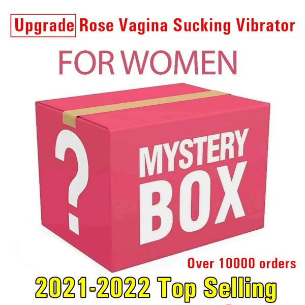 2022 Mystery Box Geschenk Lucky Blind sexy Spielzeug für Frauen Upgrade Rose Form Vagina Saugen Vibrator Nippel Sauger Erotische Produkt
