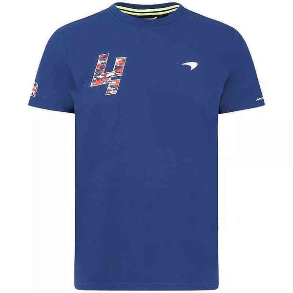 

2021 website sell like cakes f1 norris 4 short sleeve t-shirt man motocross fast dry in summer, White;black