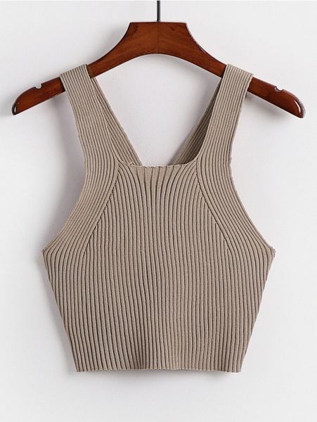 

crisscross ribbed knit a1pw#, White;black