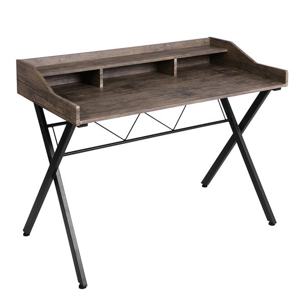 

new arivals for home office furniture 43.3" computer desk with 3 open cubbies