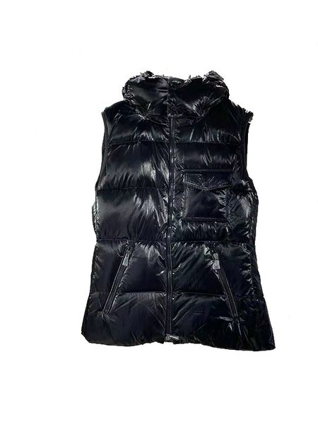 

chest pocket logo women down vest france luxury brand vests size 1--4, Black