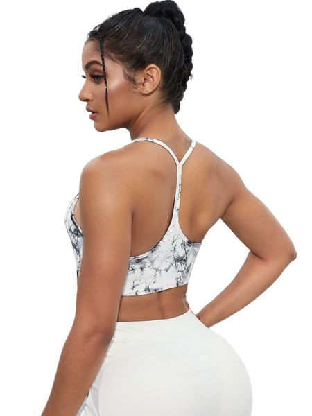 

medium support tie dye sports bra j5nu#, Gray