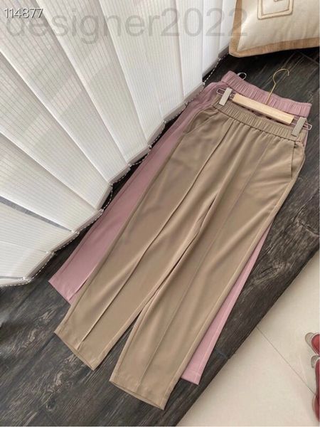 

women's jeans designer 21 summer satin silk slip drop texture elastic waist casual women's pants 8q2c, Blue