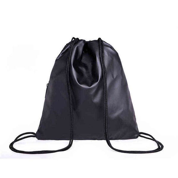 

outdoor versatile men's and women's drawstring bag geometric luminous backpack fashion leisure bundle pocket 220516